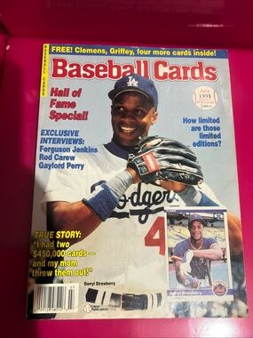 1991 July, Baseball Cards Magazine, Exclusive Interview Ferguson Jenkins W/Cards